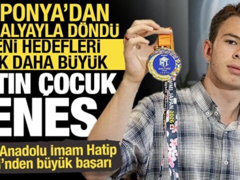 Kartal anadolu imam hatip lisesi ogrencisi enes japonyadan altin madalyayla dondu WvnVFVy2